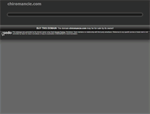 Tablet Screenshot of chiromancie.com